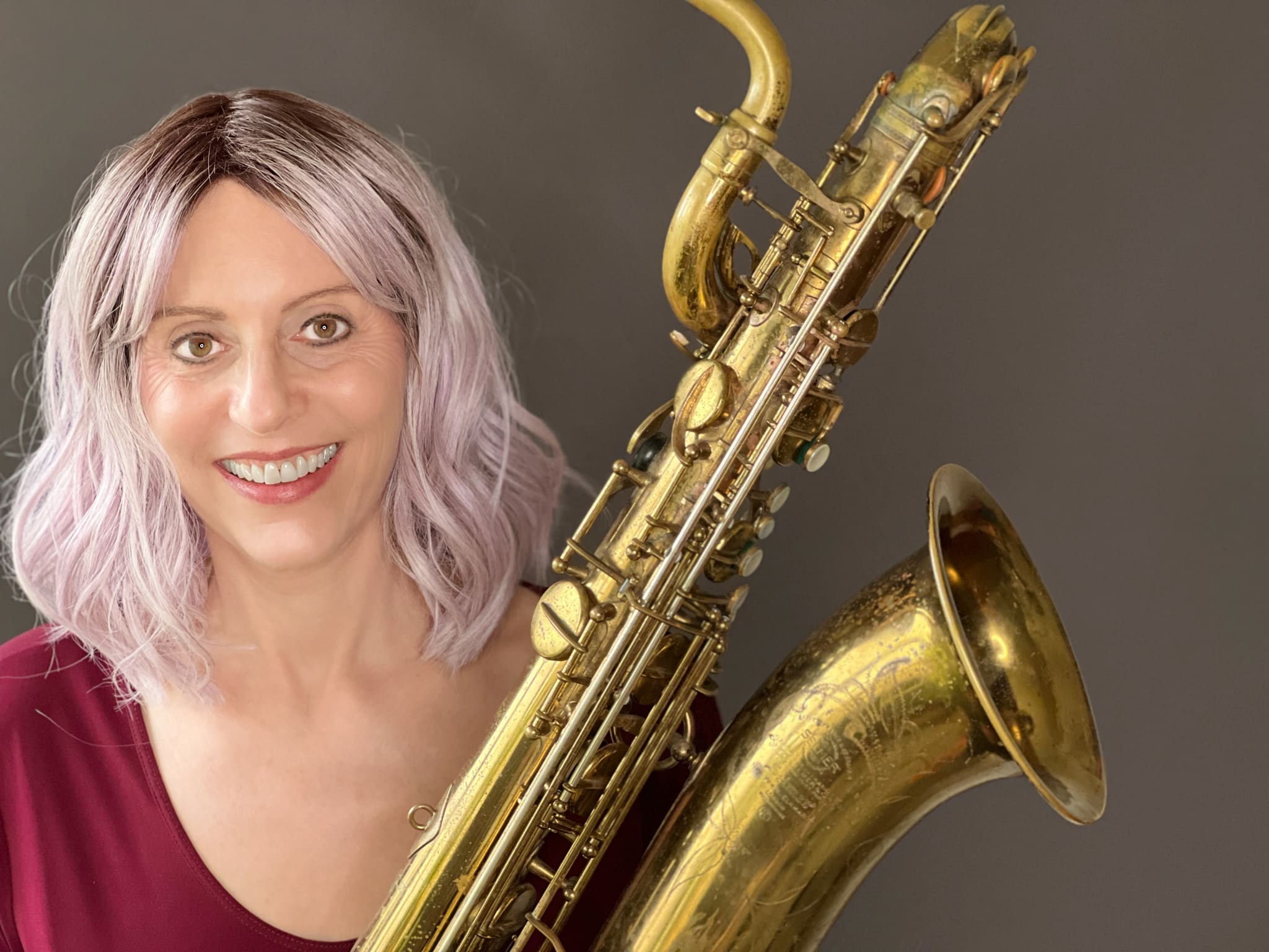 Leigh Pilzer (baritone saxophone)